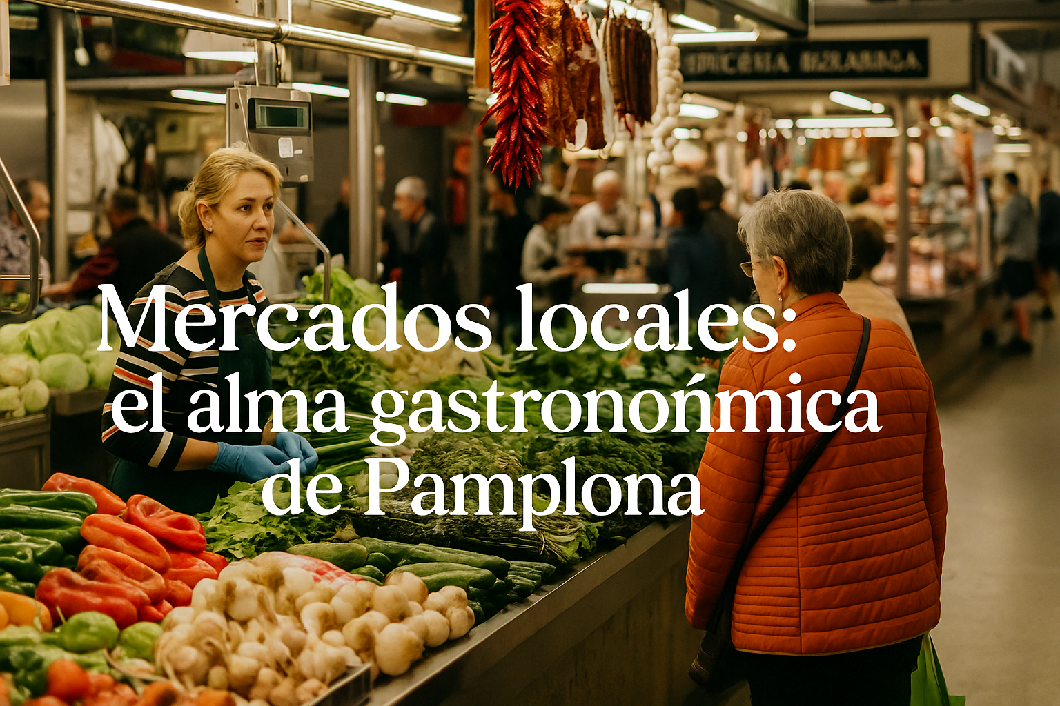 Mercados locales: el alma gastronómica de Pamplona
