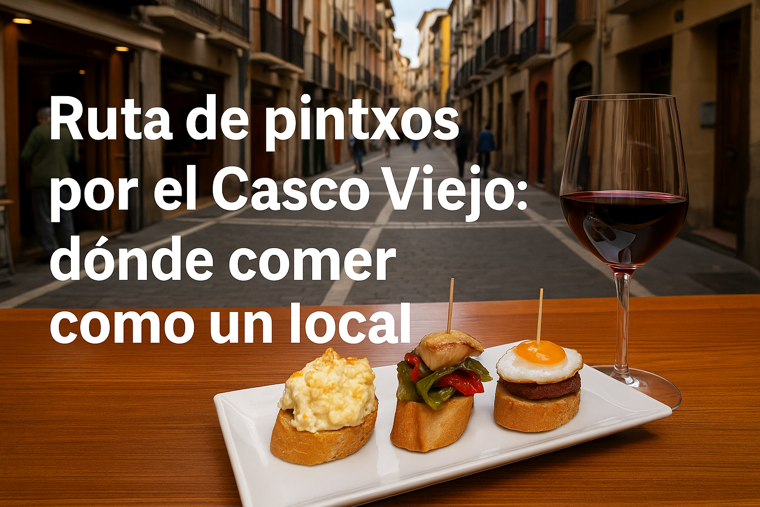Ruta de pintxos por el Casco Viejo: dónde comer como un local